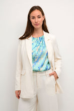 Load image into Gallery viewer, CULTURE CUCLARA LONG BLAZER WHITE
