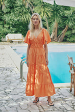 Load image into Gallery viewer, CULTURE CUIRIS DRESS TANGERINE
