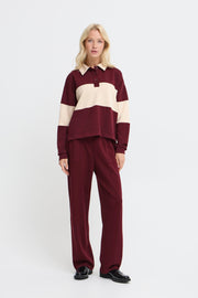BYOUNG BYpusti contrast polo pullover