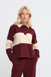 BYOUNG BYpusti contrast polo pullover