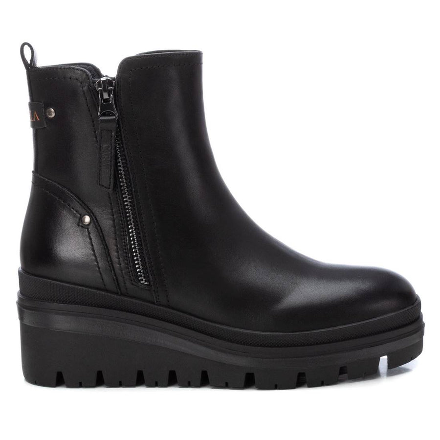 Carmela 16200901 Black Wedge Boot