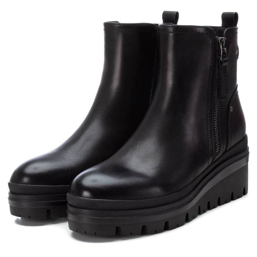 Carmela 16200901 Black Wedge Boot