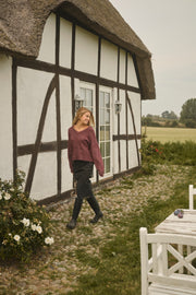 Kaffe KAtrina LS pullover windsor wine