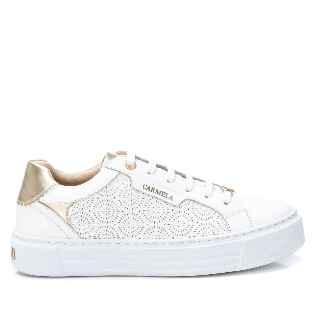 Carmela 162058 White leather trainers