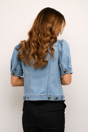 Culture CUbiana SS jacket light blue wash