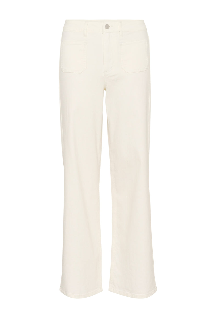 Kaffe KAkarla Twill jeans chalk