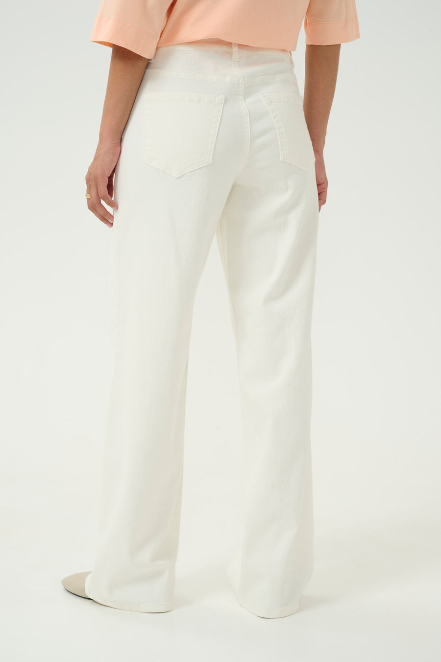 Kaffe KAkarla Twill jeans chalk
