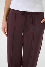 Kaffe KAjenny straight pants Fudge
