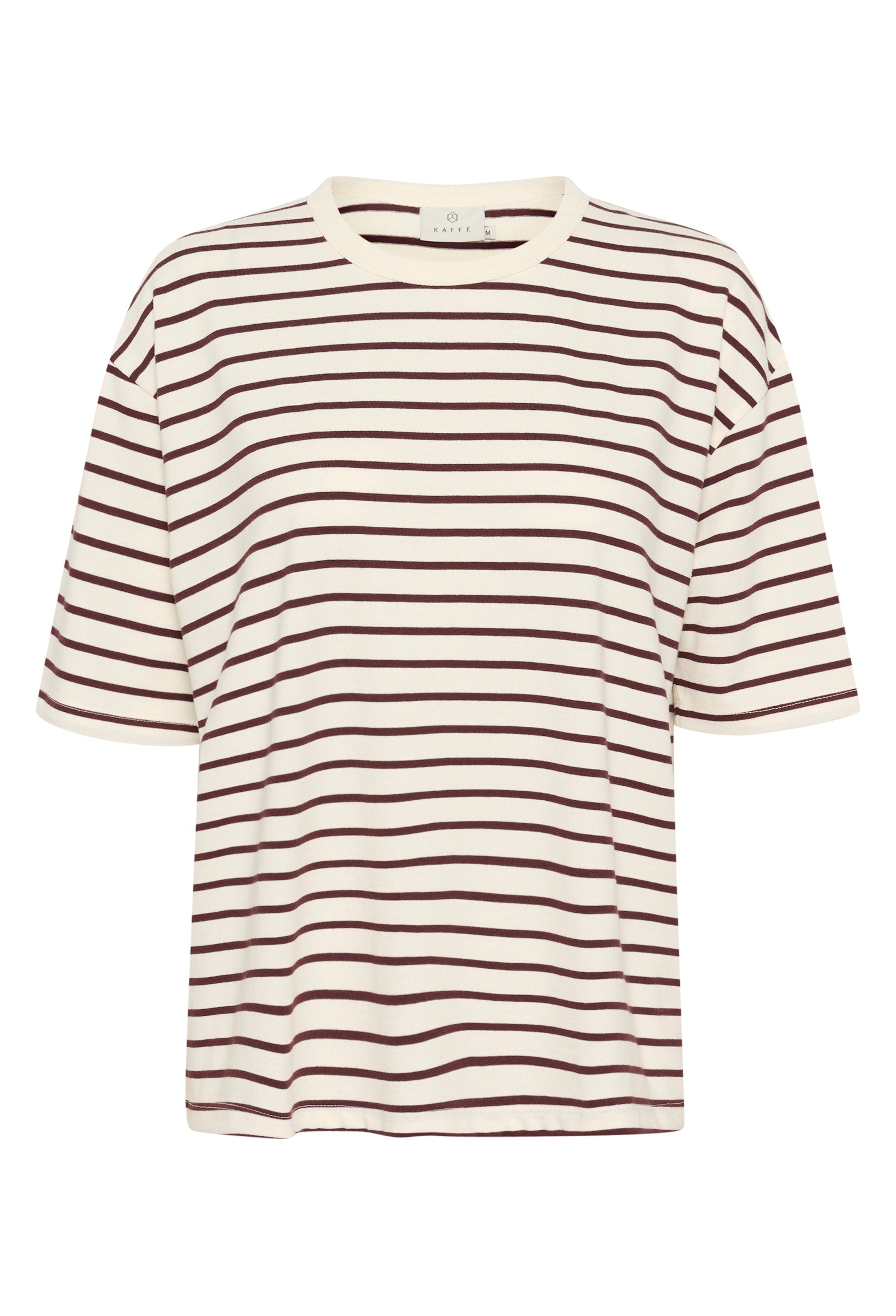 Kaffe KAwinny 1/2 sleeve t shirt fudge