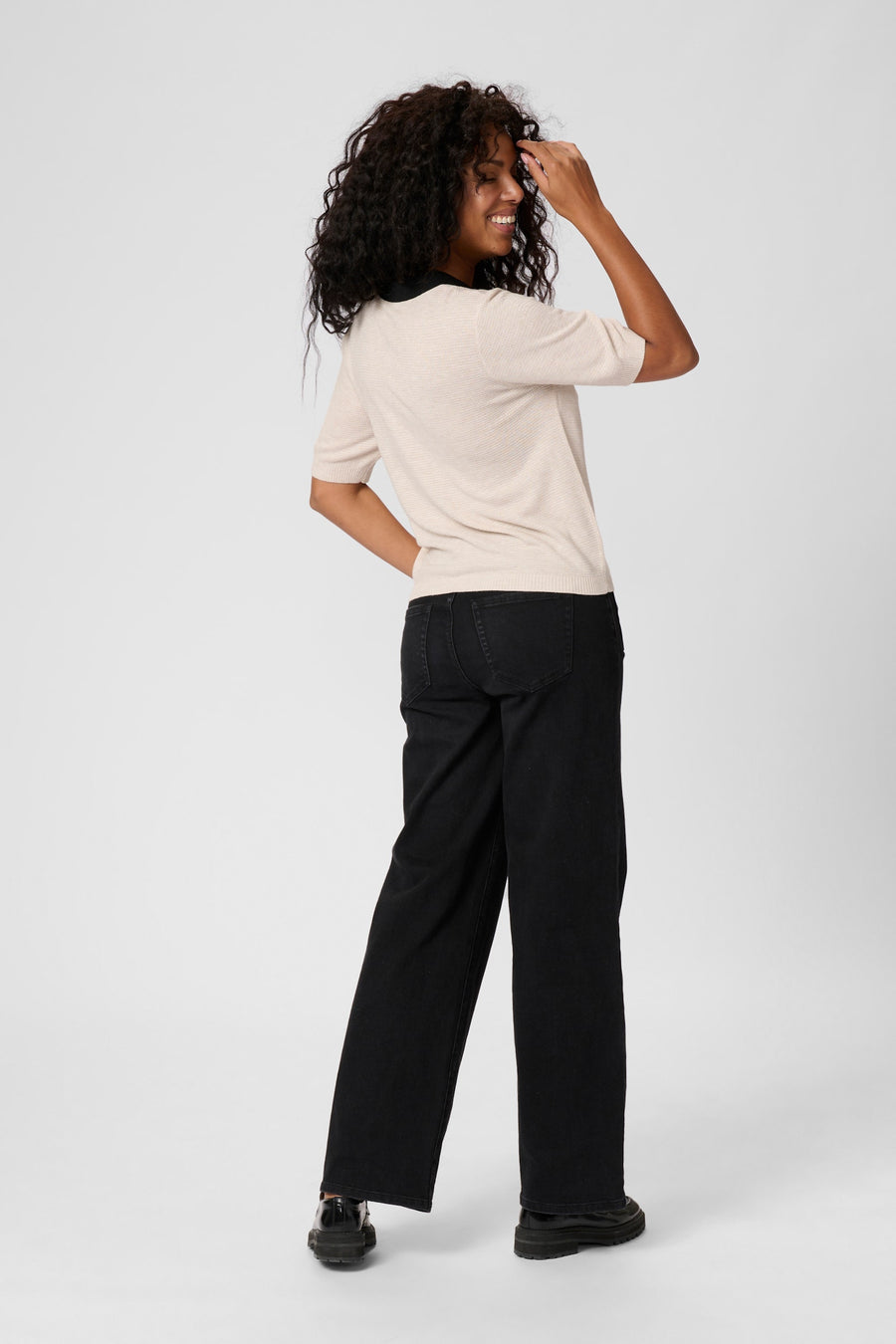 Kaffe KAamalia pullover feather grey
