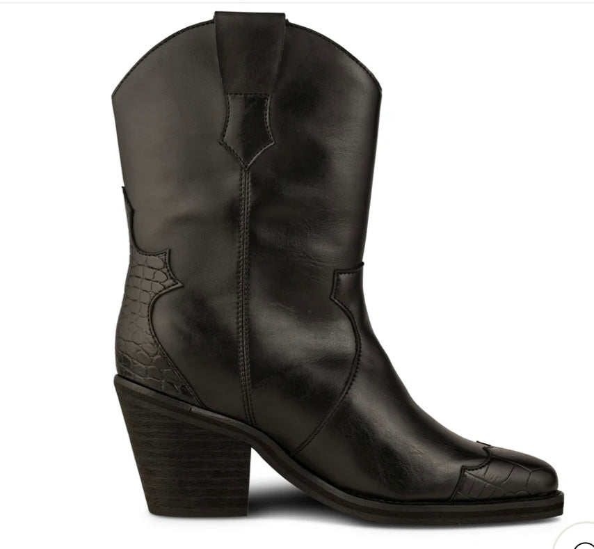 Shoe The Bear Stb298 Nancy Western Black