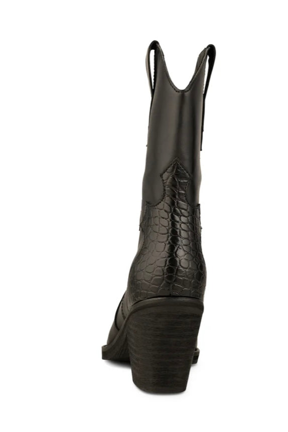 Shoe The Bear Stb298 Nancy Western Black