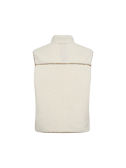 Mos Mosh MMRowe Teddy Waistcoat ecru