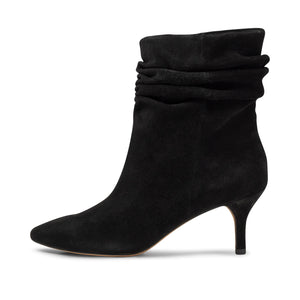 SHOE THE BEAR SLOUCHY BLACK SUEDE BOOTS