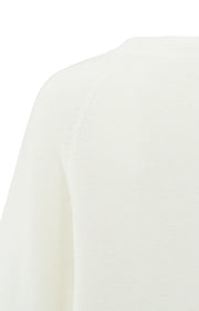 Yaya 01-000482-507 Raglan sewater with subtle balloon