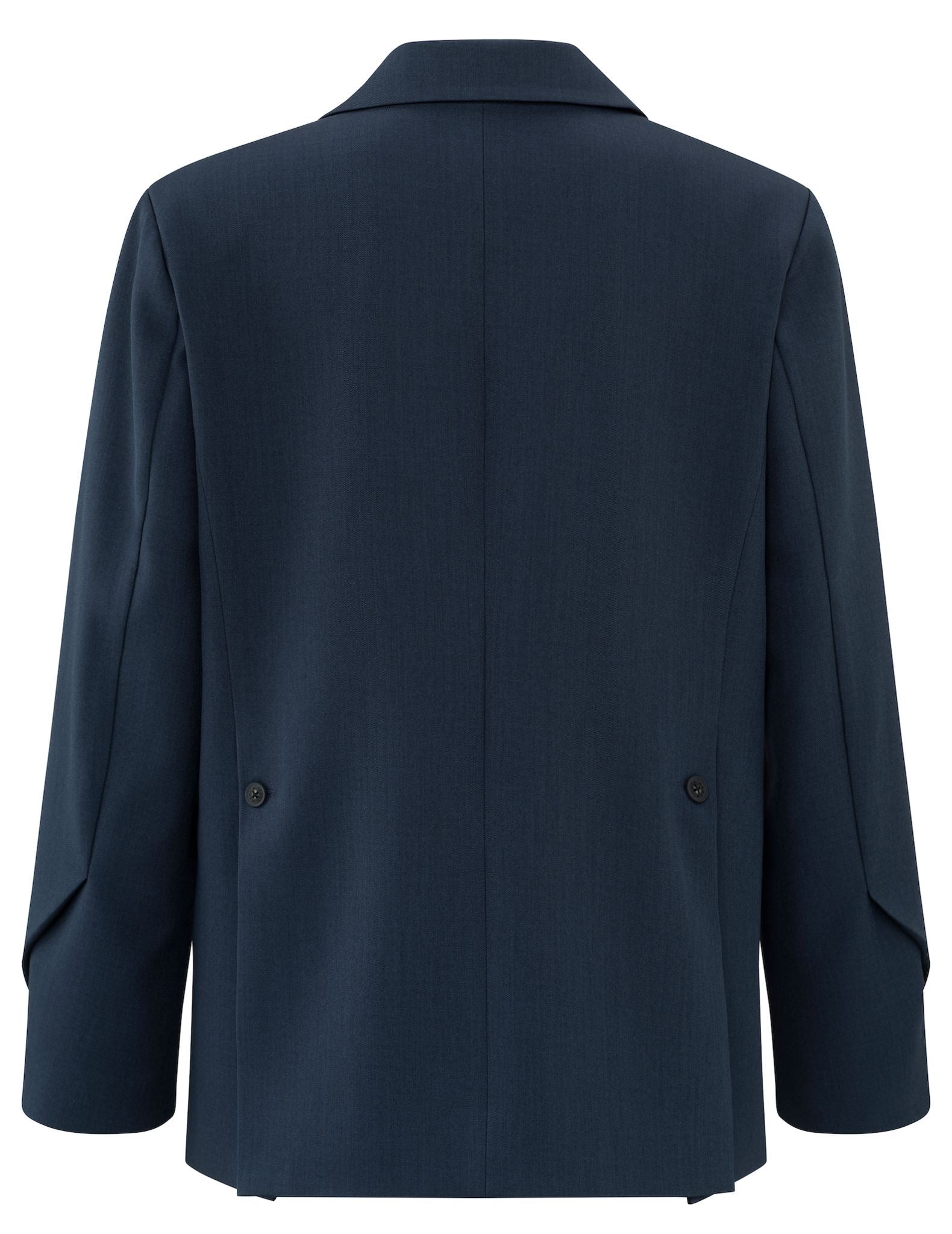 Yaya 01-501055-410 woven blazer navy