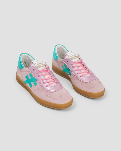Another Trend A0321166 Silk pink and green 1