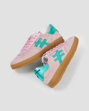 Another Trend A0321166 Silk pink and green 1