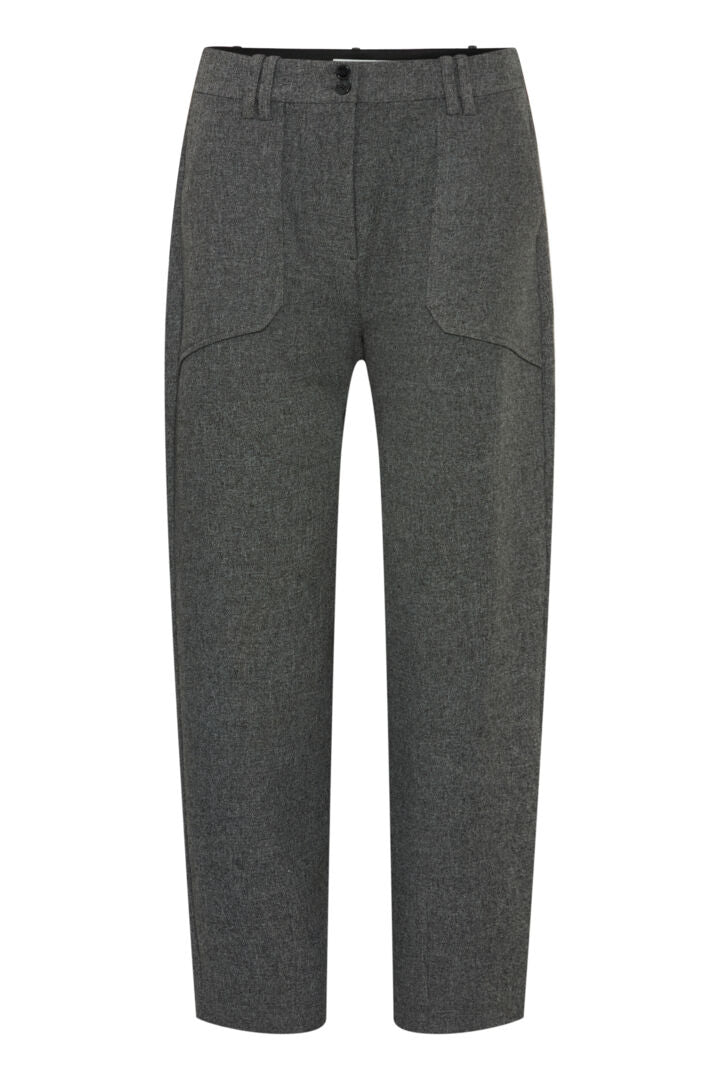 Byoung Byetona Pants Grey Melange