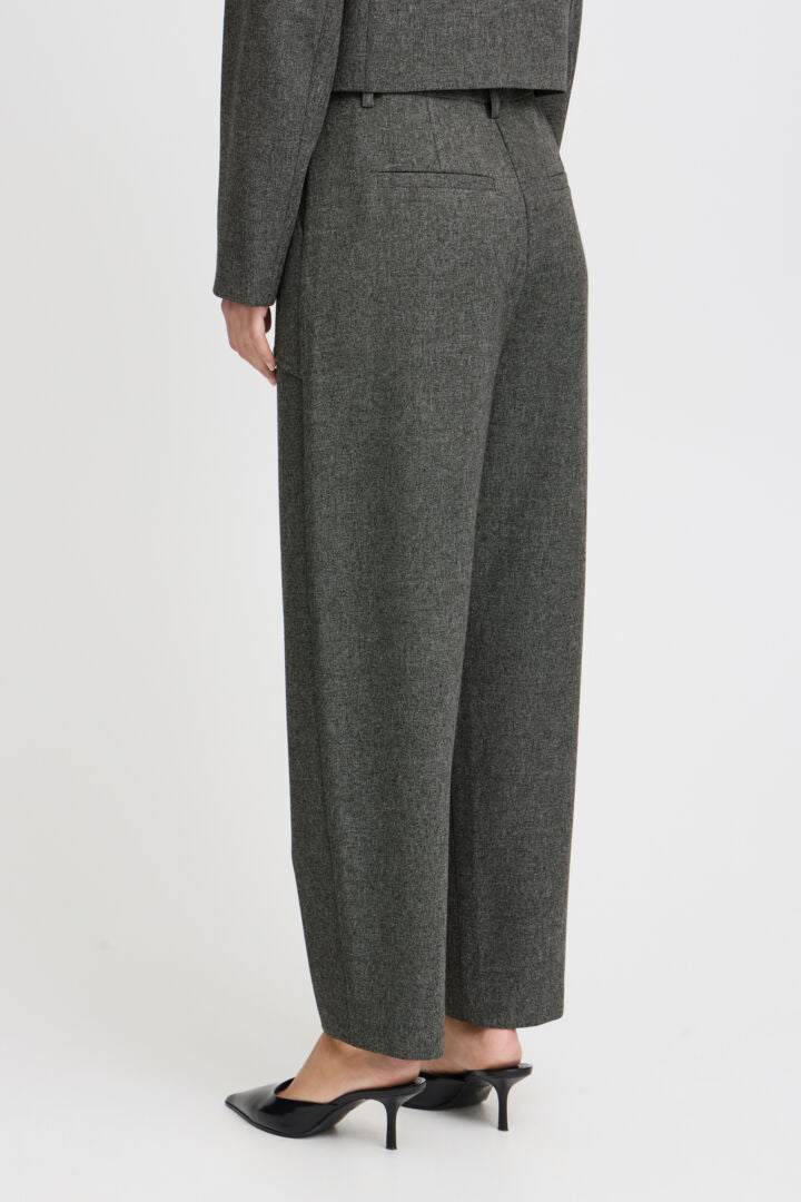 Byoung Byetona Pants Grey Melange