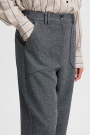 Byoung Byetona Pants Grey Melange