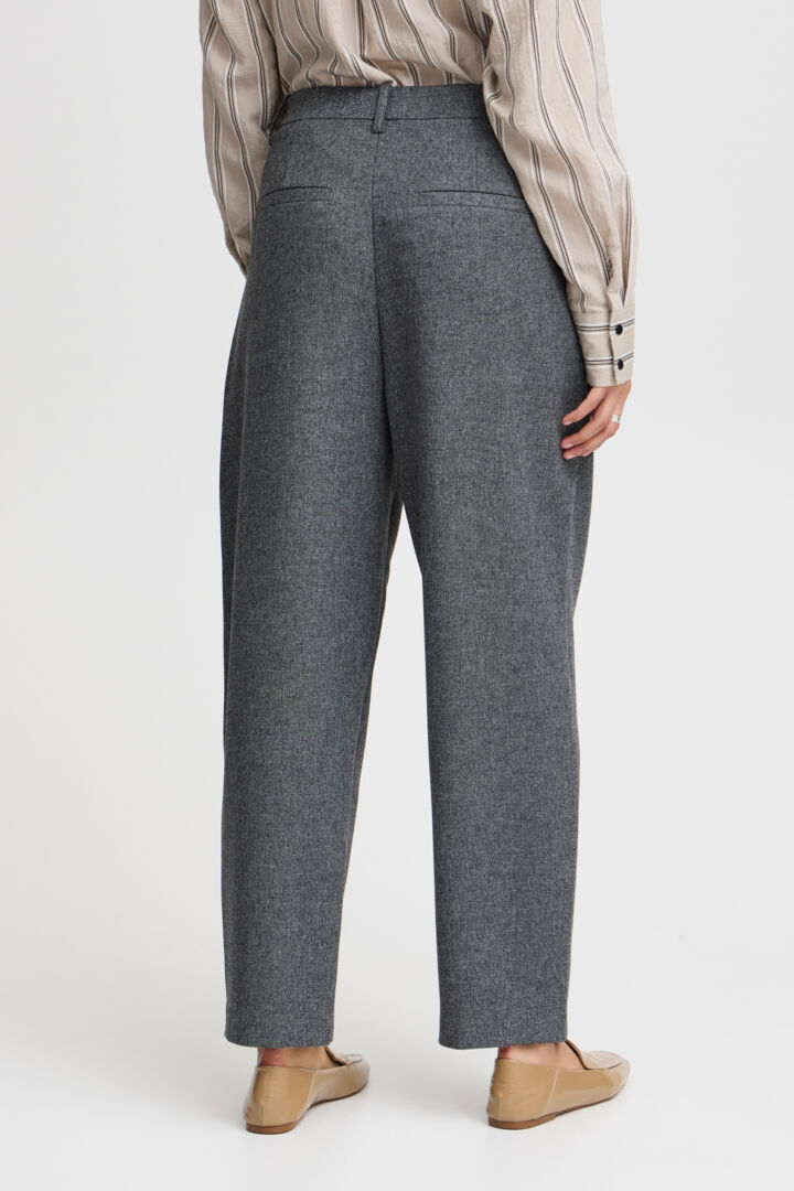 Byoung Byetona Pants Grey Melange