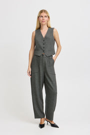 Byoung Byeytona Waistcoat Grey Melange