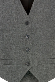 Byoung Byeytona Waistcoat Grey Melange