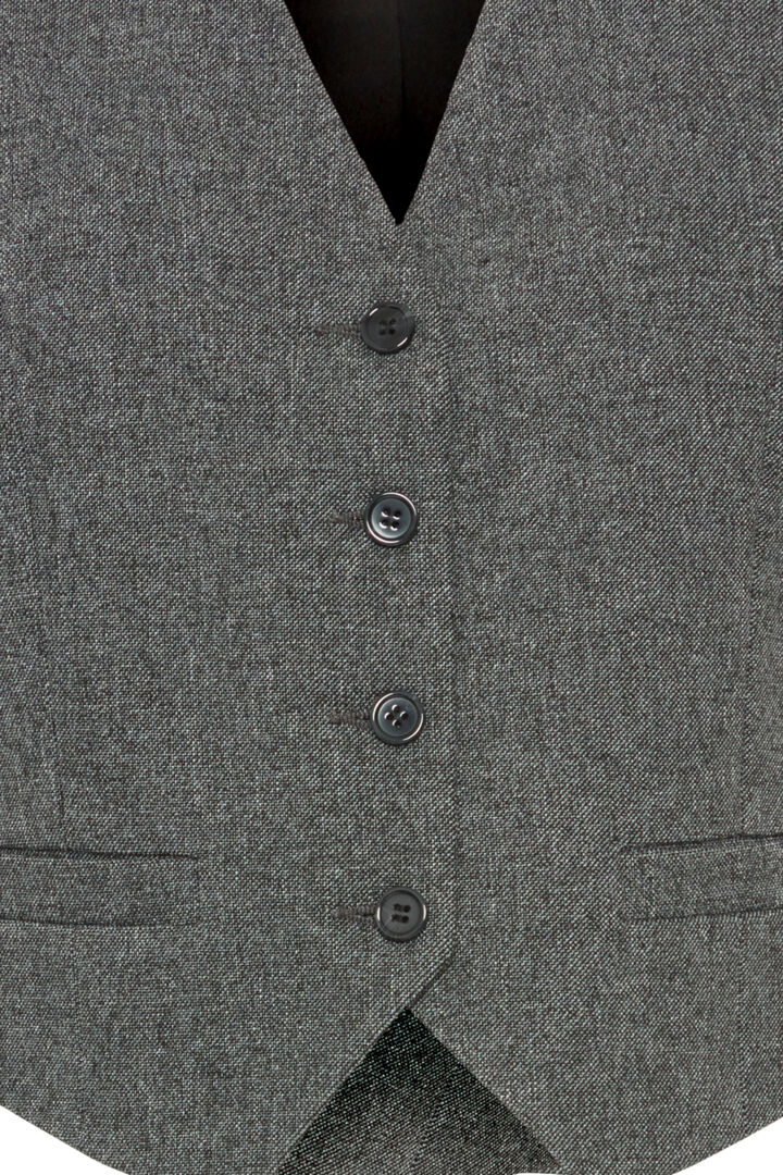 Byoung Byeytona Waistcoat Grey Melange