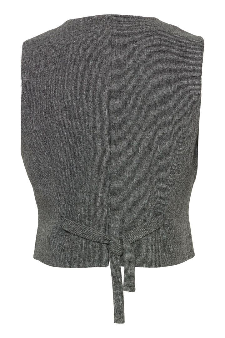 Byoung Byeytona Waistcoat Grey Melange