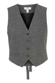 Byoung Byeytona Waistcoat Grey Melange