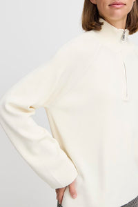 Byoung Bymmorla Halfzip Jumper Birch