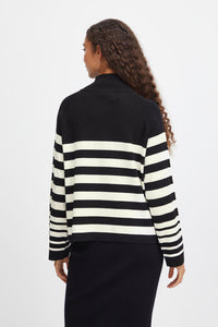 Byoung Bymmorla Halfzip Jumper Black Mix