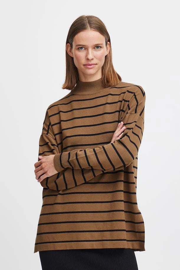 Byoung Bymmorla Loose Turtleneck Olive