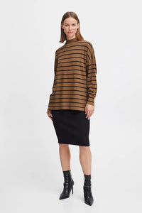 Byoung Bymmorla Loose Turtleneck Olive