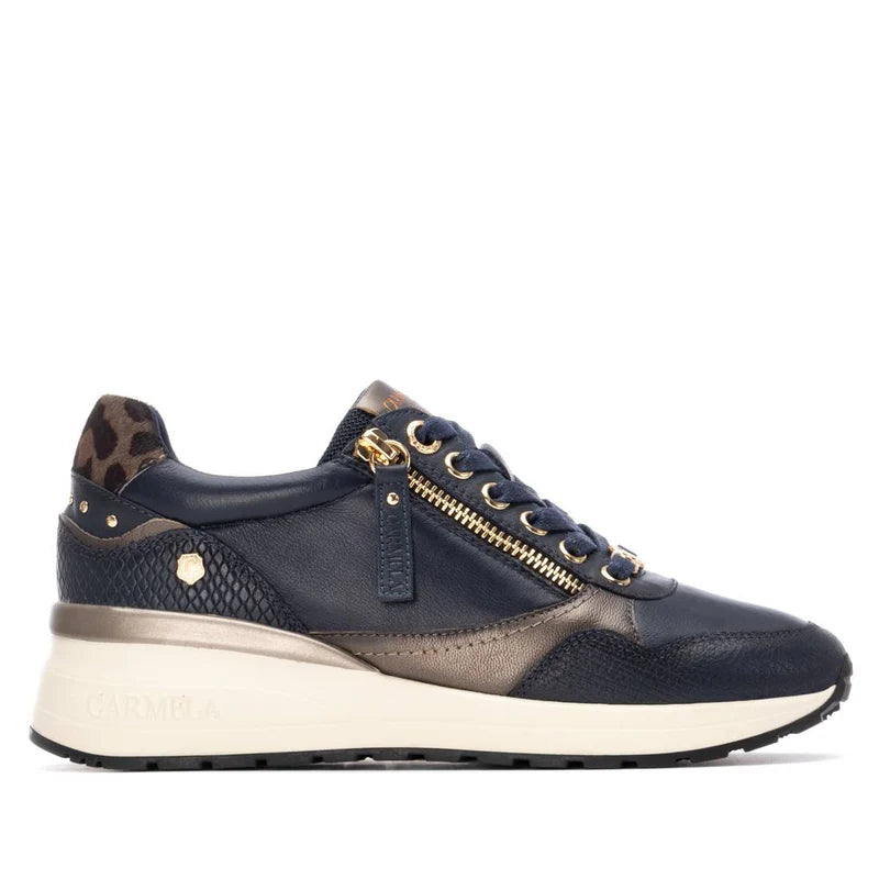 Carmela 16244207 navy zip pump