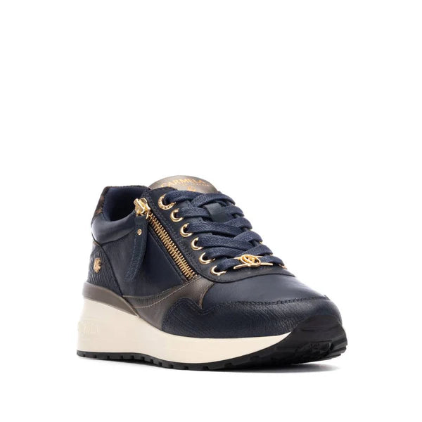 Carmela 16244207 navy zip pump