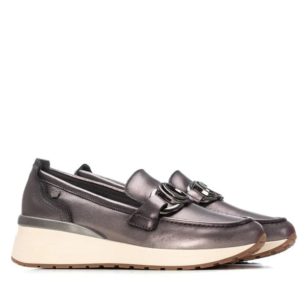 Carmela 1625202 silver loafer