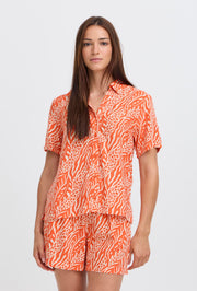 Byoung BYmmjoella Shirt Coral animal print