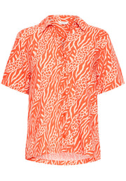 Byoung BYmmjoella Shirt Coral animal print