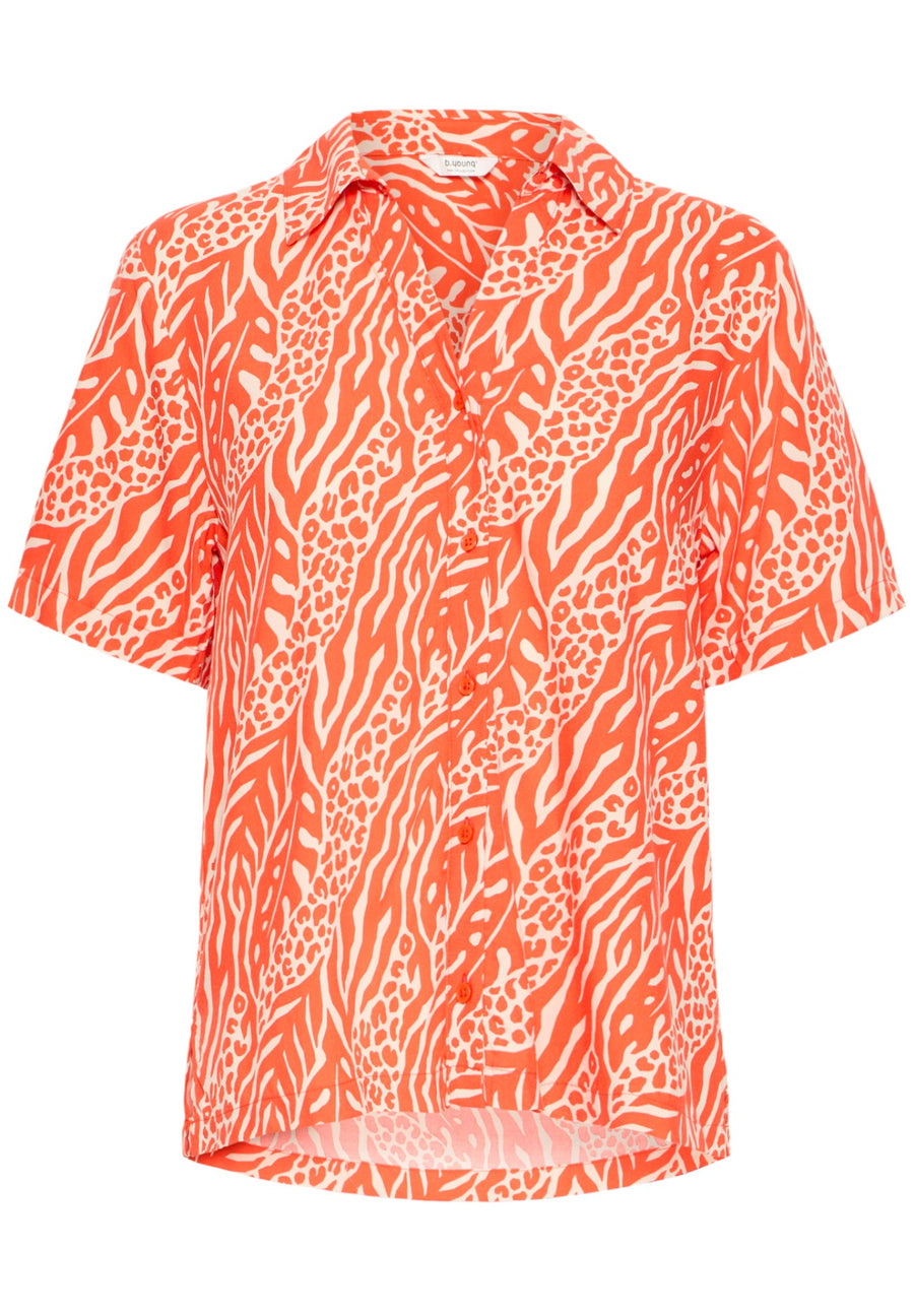 Byoung BYmmjoella Shirt Coral animal print