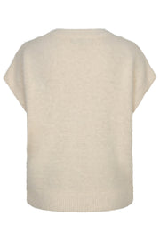Red Button SRB5116 sleeveless fuzzy cream