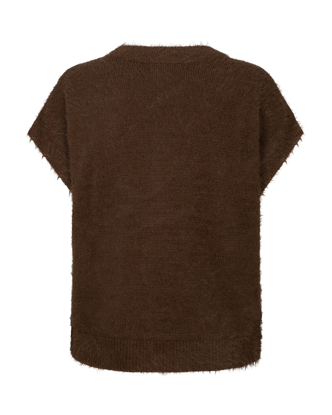 Red Button SRB5116 sleeveless fuzzy praline