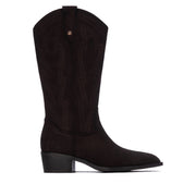 Carmela 16481 Chocolate cowboy boots