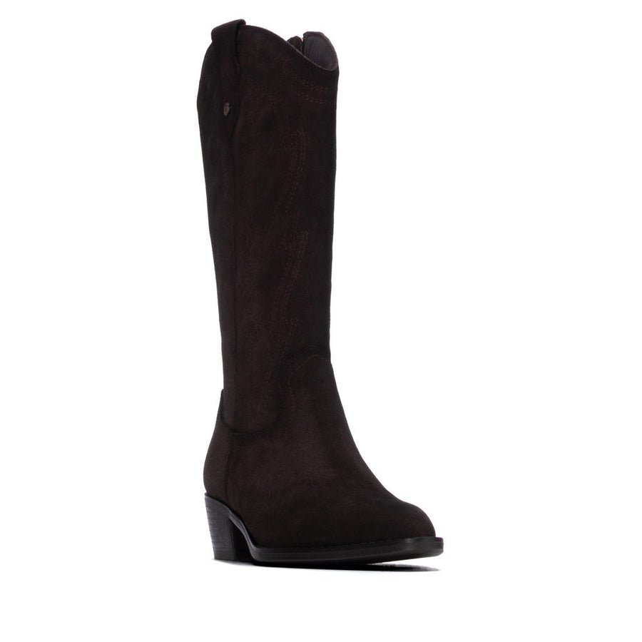 Carmela 16481 Chocolate cowboy boots