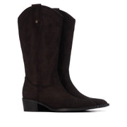 Carmela 16481 Chocolate cowboy boots