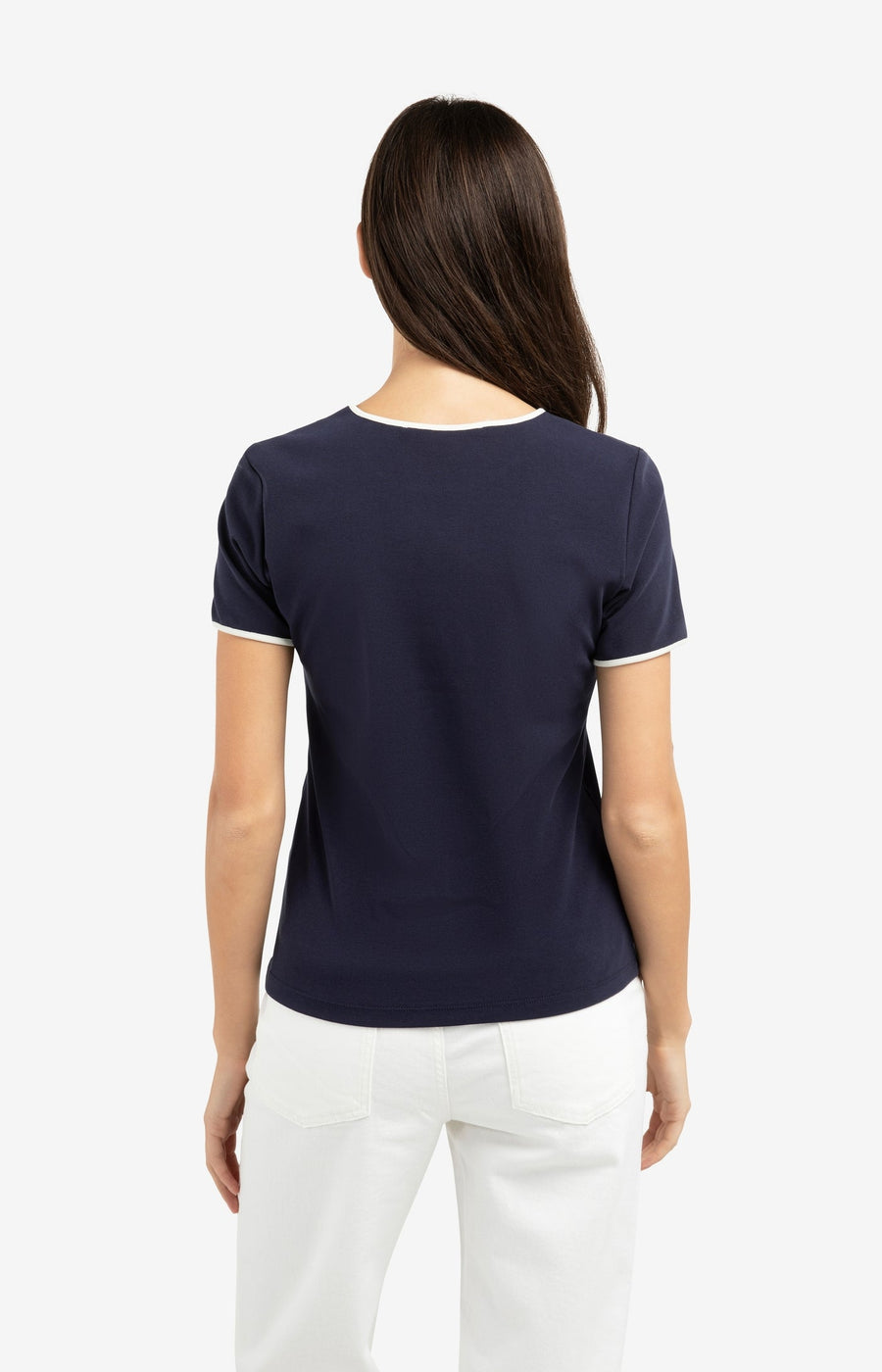 Yaya 01-719084 t shirt navy