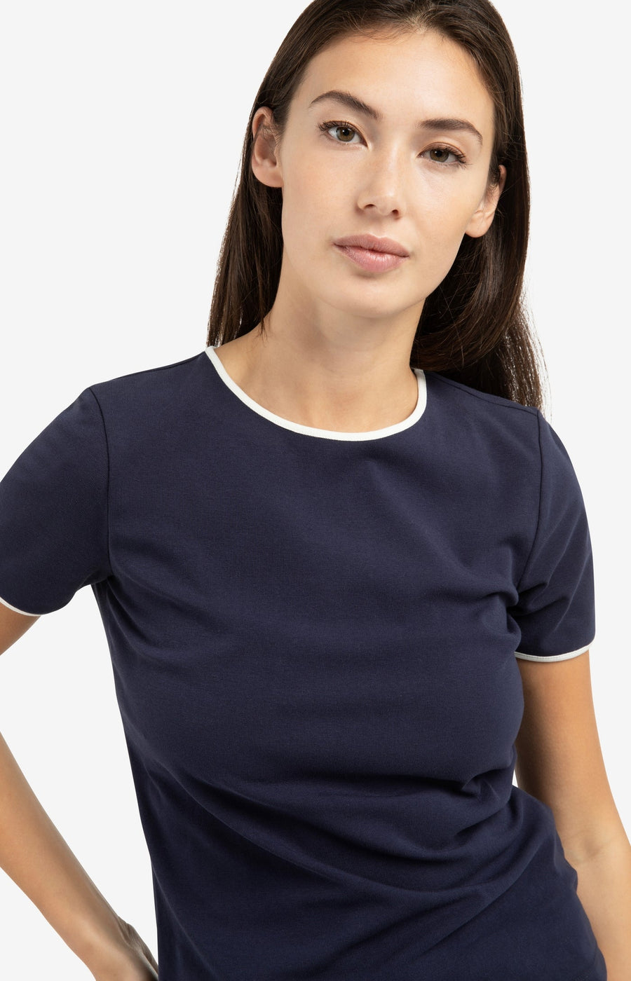 Yaya 01-719084 t shirt navy