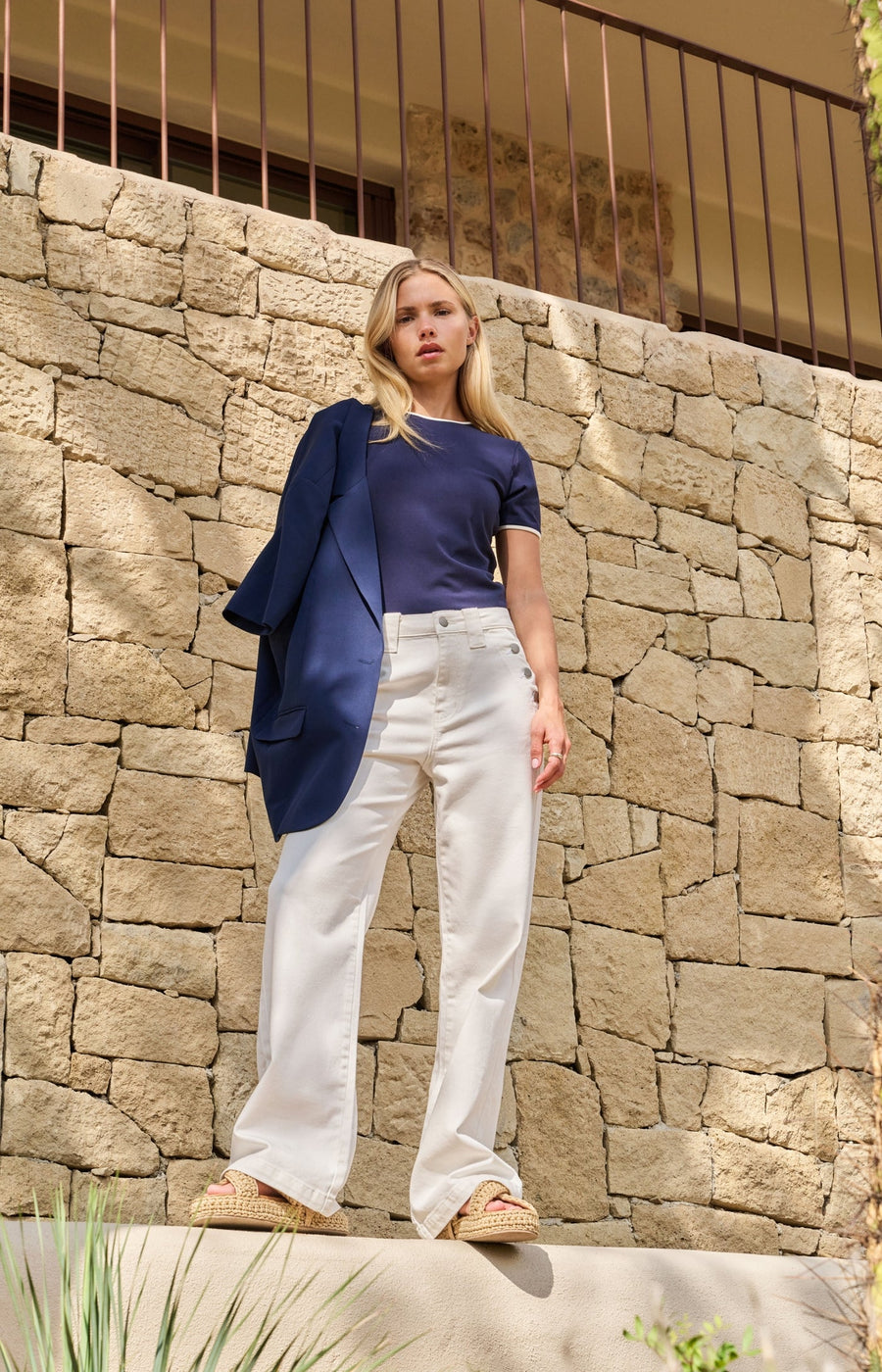 Yaya 01-719084 t shirt navy