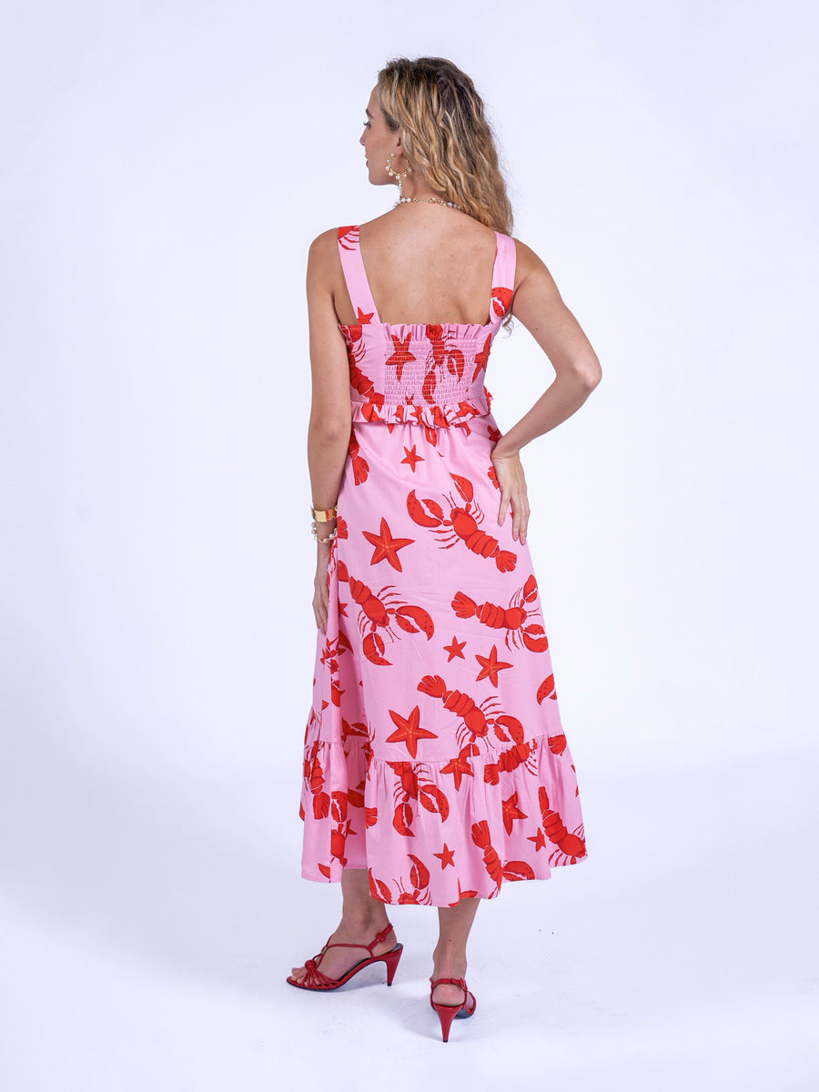 New Day Originals Aurora dress Lobster